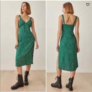 Reformation Lynda dress in Rosemarie